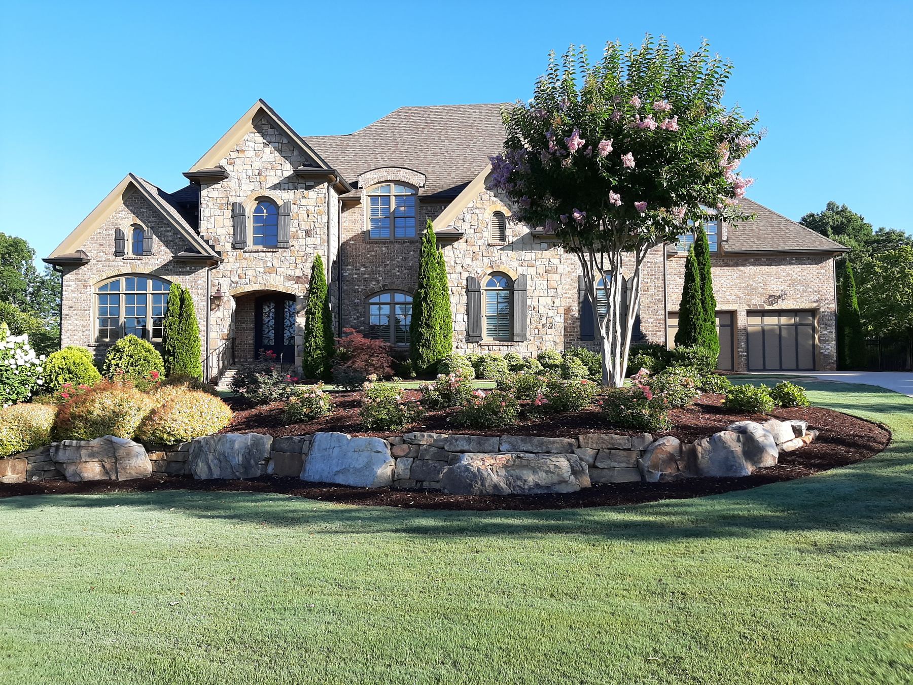 Stone home in North Georgia inspected by Complete Home Inspections